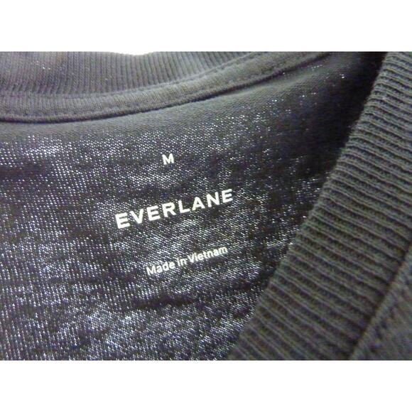 NWOT Everlane Black Short Sleeve M Men Tee Shirt - Picture 3 of 5